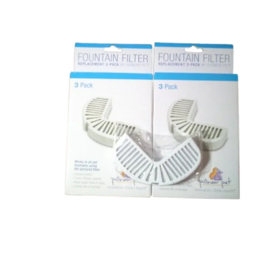 Pet Fountain Replacement Filter Lot of 2Packs wth 3 filters by Pioneer Pet NIP